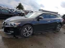 Nissan Maxima salvage cars for sale: 2018 Nissan Maxima 3.5S