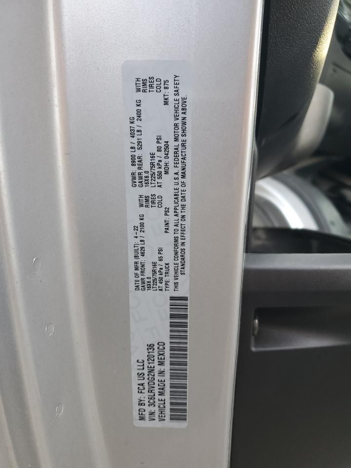 2022 Dodge Ram Promaster 2500 2500 High