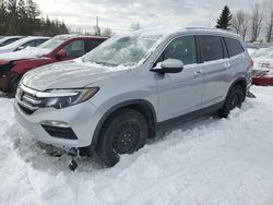 Salvage cars for sale from Copart Bowmanville, ON: 2017 Honda Pilot Exln