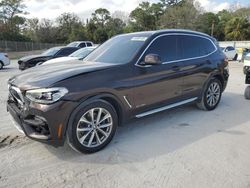 BMW x3 xdrive30i salvage cars for sale: 2018 BMW X3 XDRIVE30I