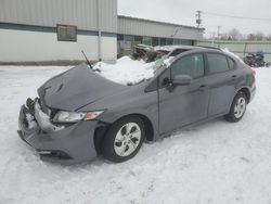 Honda Civic salvage cars for sale: 2015 Honda Civic LX