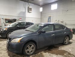 Nissan Sentra salvage cars for sale: 2013 Nissan Sentra S