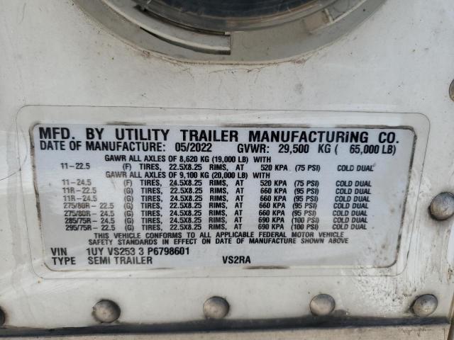 2023 Utility VS2RA Refrigerated Van Trailer