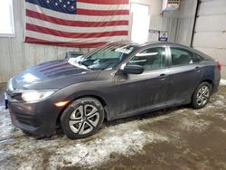 Salvage cars for sale from Copart Lyman, ME: 2016 Honda Civic LX