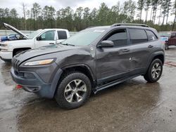 Jeep Cherokee salvage cars for sale: 2016 Jeep Cherokee Trailhawk