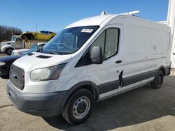 Salvage trucks for sale at Windsor, NJ auction: 2015 Ford Transit T-150