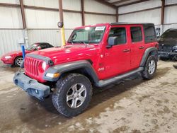 Jeep salvage cars for sale: 2018 Jeep Wrangler Unlimited Sport