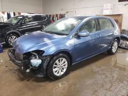 Volkswagen Golf salvage cars for sale: 2016 Volkswagen Golf S/SE