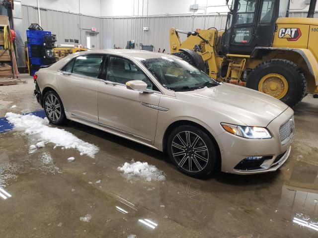 2017 Lincoln Continental Reserve