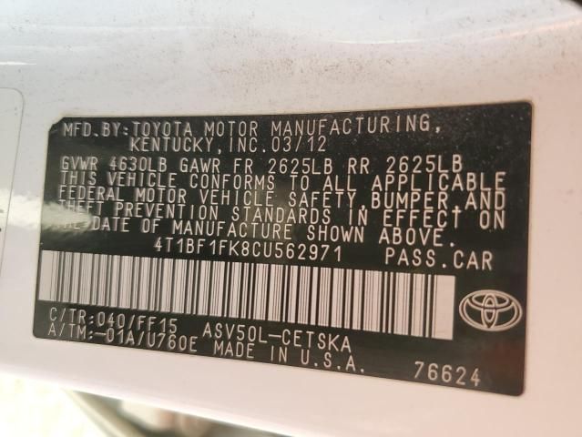 2012 Toyota Camry Base