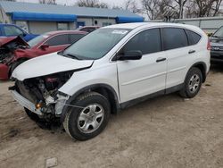 Salvage cars for sale from Copart Wichita, KS: 2014 Honda CR-V LX