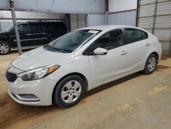 Vehiculos salvage en venta de Copart Mocksville, NC: 2015 KIA Forte LX