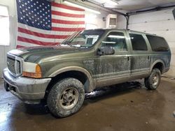 2001 Ford Excursion Limited en venta en Lyman, ME