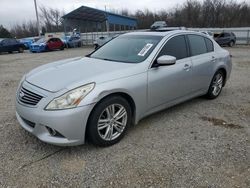 Salvage cars for sale from Copart Memphis, TN: 2010 Infiniti G37 Base