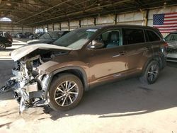 Toyota Highlander Vehiculos salvage en venta: 2019 Toyota Highlander SE