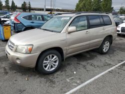 Toyota Highlander salvage cars for sale: 2007 Toyota Highlander Hybrid