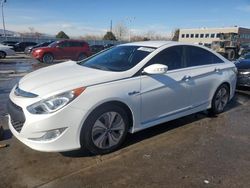 Salvage cars for sale from Copart Littleton, CO: 2013 Hyundai Sonata Hybrid