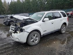 Ford Escape salvage cars for sale: 2008 Ford Escape Limited