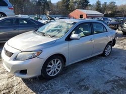 Salvage cars for sale from Copart Mendon, MA: 2010 Toyota Corolla Base