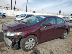 Honda Civic salvage cars for sale: 2015 Honda Civic LX