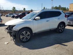 Nissan salvage cars for sale: 2017 Nissan Rogue SV