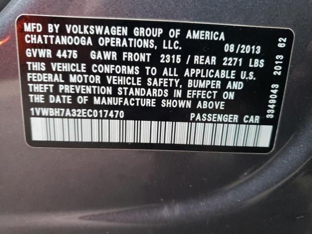 2014 Volkswagen Passat SE