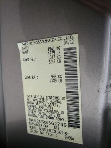 2012 Nissan Altima Base