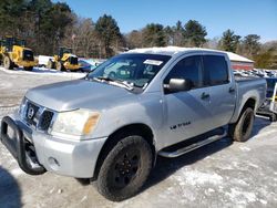 Salvage cars for sale from Copart Mendon, MA: 2005 Nissan Titan XE