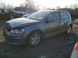 Volkswagen salvage cars for sale: 2015 Volkswagen Golf