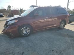 Toyota salvage cars for sale: 2018 Toyota Sienna XLE