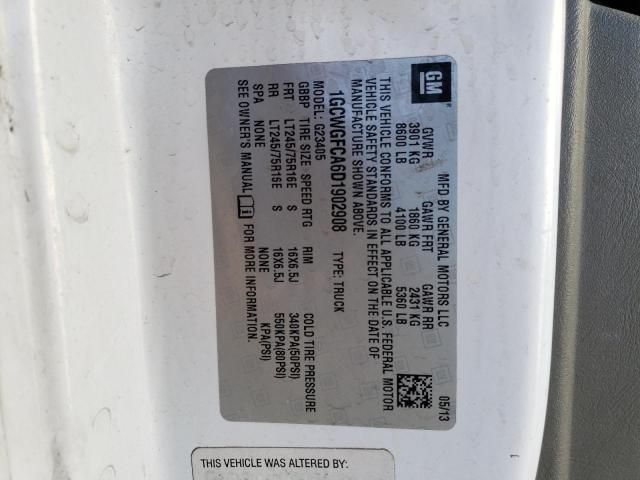 2013 Chevrolet Express G2500