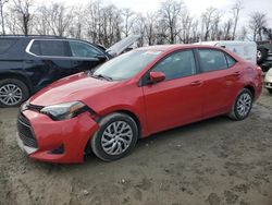 Toyota Corolla salvage cars for sale: 2018 Toyota Corolla L