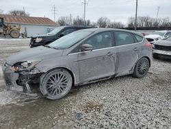 Ford Focus salvage cars for sale: 2014 Ford Focus Titanium