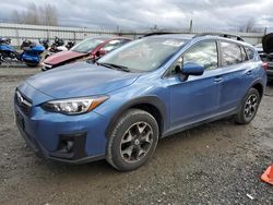 Salvage cars for sale from Copart Arlington, WA: 2018 Subaru Crosstrek Premium