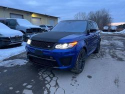 Salvage cars for sale from Copart East Granby, CT: 2017 Land Rover Range Rover Sport SVR