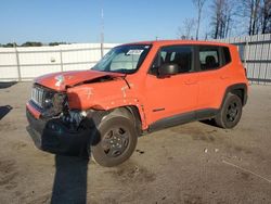 Salvage cars for sale from Copart Dunn, NC: 2017 Jeep Renegade Sport