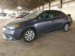 Toyota Corolla salvage cars for sale: 2016 Toyota Corolla L