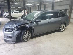 Volkswagen Golf salvage cars for sale: 2015 Volkswagen Golf Sportwagen S