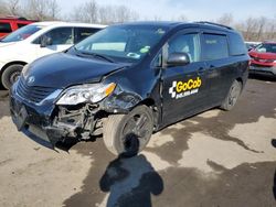 Toyota Sienna xle salvage cars for sale: 2014 Toyota Sienna XLE