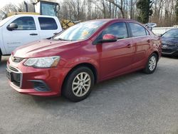 Chevrolet salvage cars for sale: 2017 Chevrolet Sonic LT