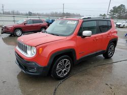 Jeep salvage cars for sale: 2015 Jeep Renegade Limited