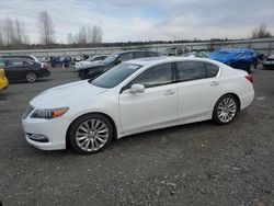 Salvage cars for sale from Copart Arlington, WA: 2014 Acura RLX Advance