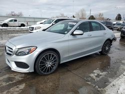 Mercedes-Benz Vehiculos salvage en venta: 2015 Mercedes-Benz C 300 4matic