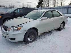 Toyota Camry salvage cars for sale: 2003 Toyota Camry LE