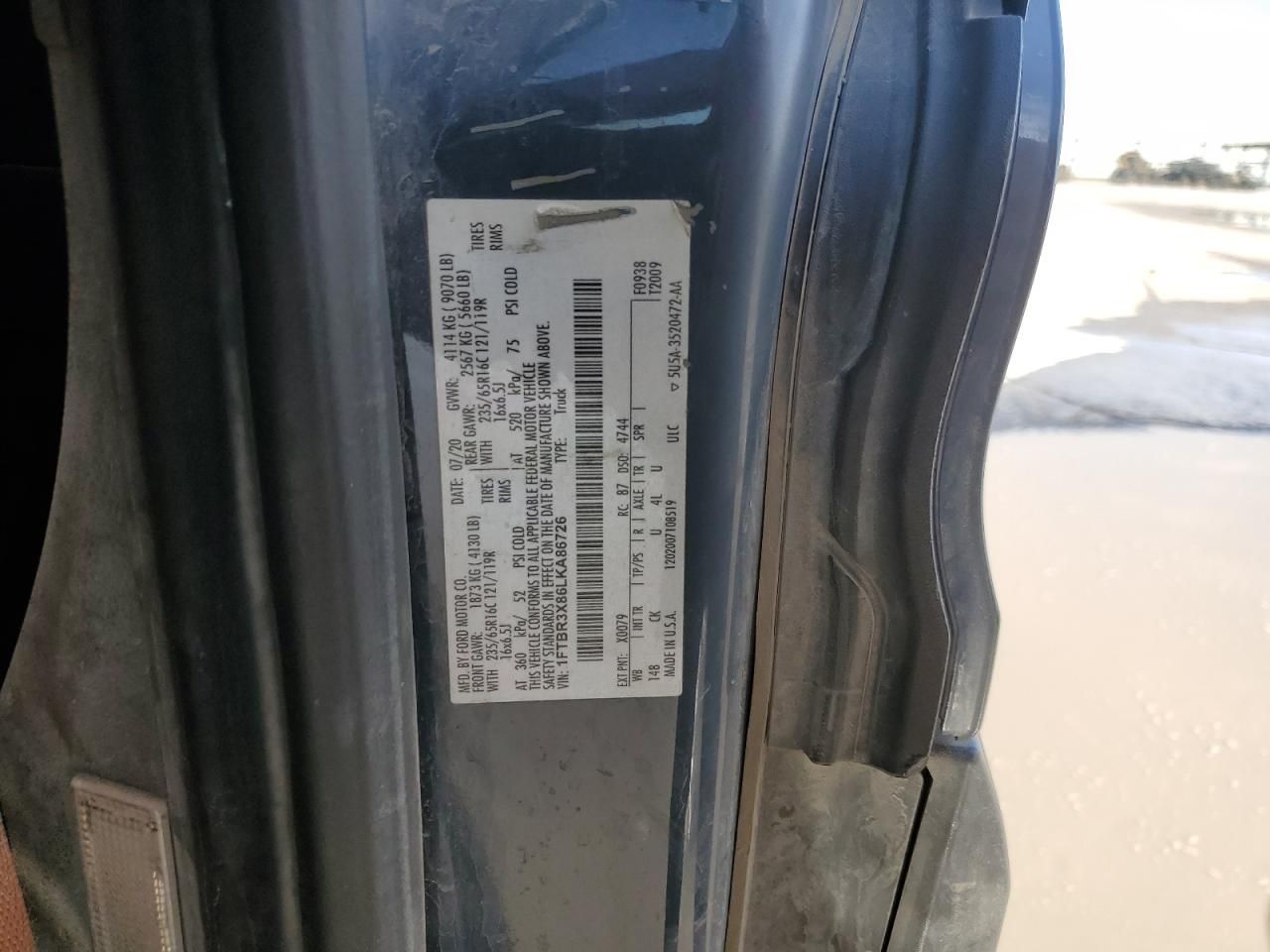 2020 Ford Transit T-250