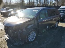 Toyota Sienna xle salvage cars for sale: 2011 Toyota Sienna XLE