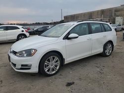 Volkswagen Golf salvage cars for sale: 2015 Volkswagen Golf Sportwagen TDI S