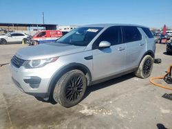 Salvage cars for sale from Copart Grand Prairie, TX: 2016 Land Rover Discovery Sport SE