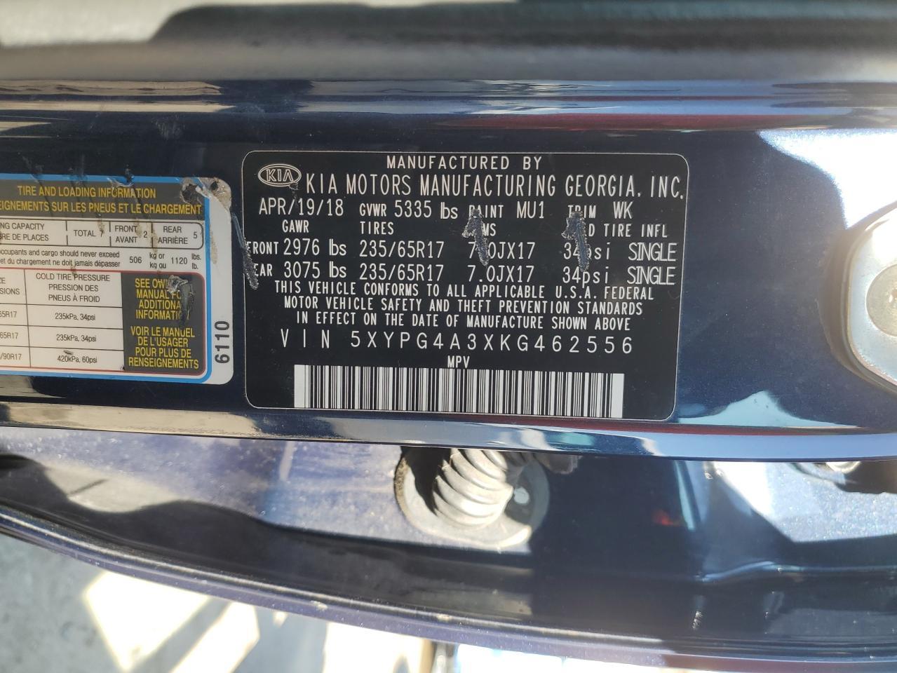 2019 KIA Sorento l