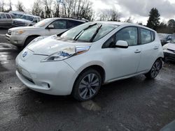 Nissan Leaf salvage cars for sale: 2015 Nissan Leaf S